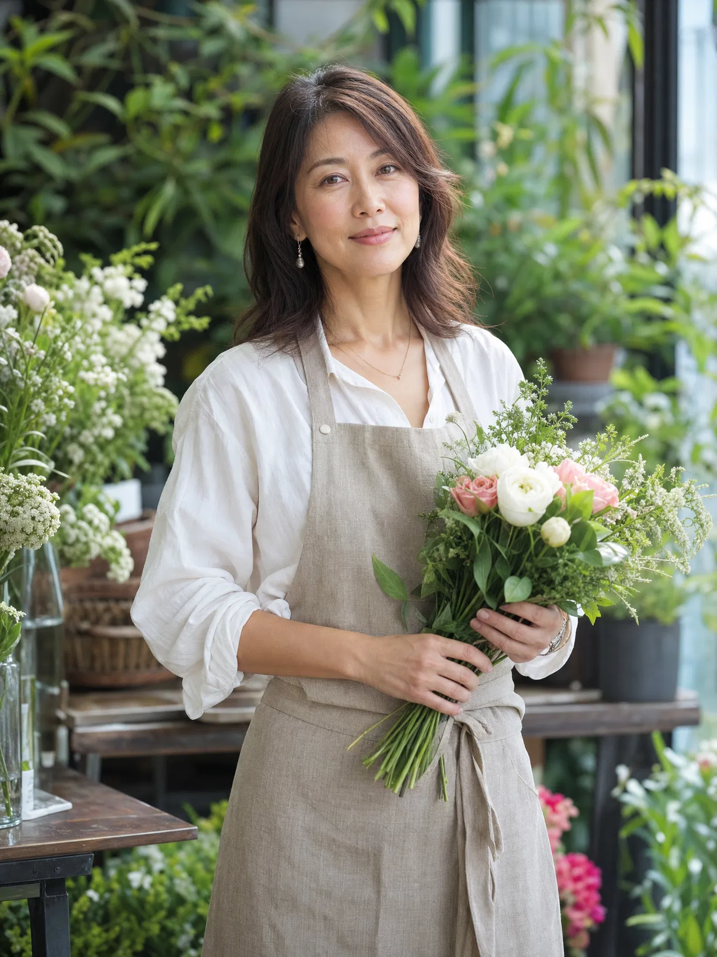 花艺师林清禾肖像